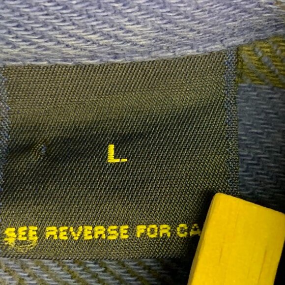 Osh Kosh B'Gosh Men's‎ Plaid Knit Button Up Long Sleeve Shirt Size L - Picture 10 of 13